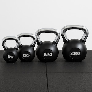 Kettlebell: Prodigy Rubber-Coated Kettlebell – 4kg to 40kg