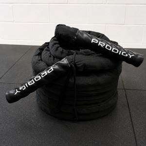 Sleds Battle Ropes And Kettlebells: Prodigy Sleeved Battle Rope 38mm x 15m