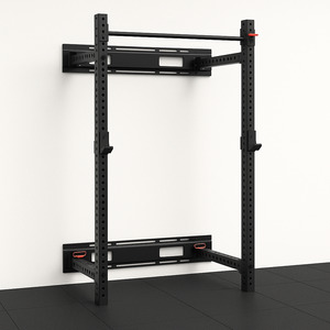Power Squat Racks: PRODIGY Foldable Wall-Mounted Squat Rack