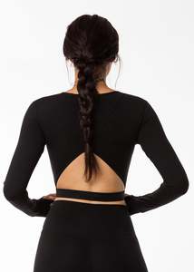 Bare with Me Long Sleeve Crop Top