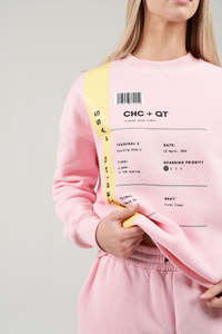 Hoodie Jogger: Boarding Pass Sweatshirt