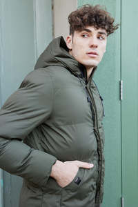 Mid Length Hooded Jacket