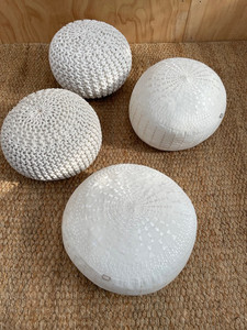 Natural Knitted Pouf Gypsy & Co. EVENTS