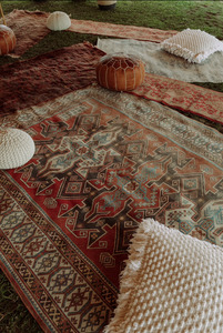 Rectangle Vintage burgundy Gypsy & Co. EVENTS