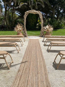 Jute Aisle Runner Gypsy & Co. EVENTS