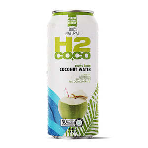 H2coco Pure Coconut Water 500mL x12 can