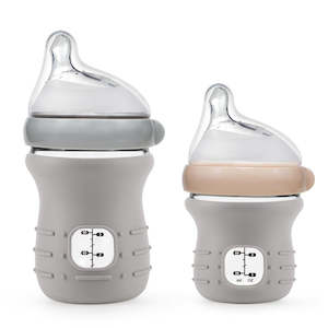 Toddlers And Children: Generation 3 Glass Baby Bottle and Silicone Bottle Cover Combo