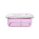 Silicone Leak Proof Food Container - 2 Compartment Lunchbox (900ml)
