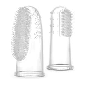 On The Go: Silicone Finger Toothbrush set 2pcs (S&L)