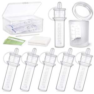 2024 Black Friday Sale: Silicone Colostrum Collector & Lidded Cup Pack (pre-sterilised) - 6ml - 6pcs