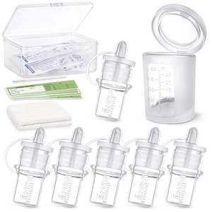 Silicone Colostrum Collector & Lidded Cup Pack (pre-sterilised) - 2ml - 6pcs