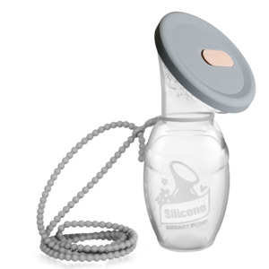 Generation1: Silicone Breast Pump Store and Carry Set - Suva Grey
