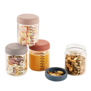 Sealed Glass Storage Jar Set - 210ml