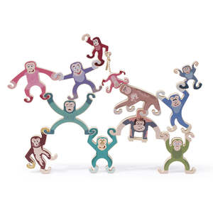 Play: Cheeky Monkey Silicone Stackers