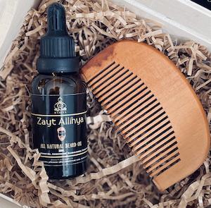 Gift Sets: Peach Wood Beard Comb