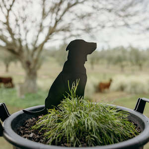 Rusty Deer Corten Steel Garden Art: Doug the Goodest Boy