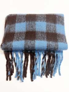 scarf: Mohair Blue Swatch Scarf