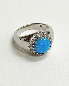 Rings: Zora Opal Silver Ring