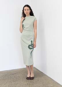 Vespertine Dress I'n Sage
