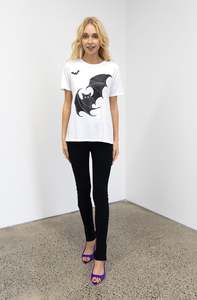 New Arrivals: Bat Tee In white
