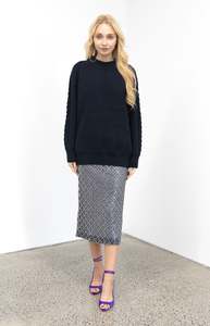 New Arrivals: Dita Wool Knit Jumper In Black