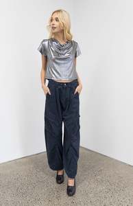 Lanton Navy Cargo Trousers