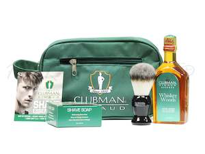 Brand Clubman: Clubman Pinaud Shave Essentials Kit, Whiskey Woods - 4pc Gift Pack