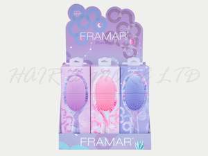 Framar Moonstone Collection: Framar Moonstone 9pc Detangle Brush Retail Display - LIMITED EDITION