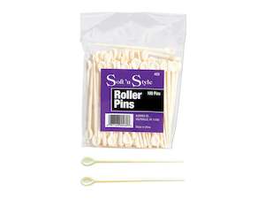 Perming Accessories: Soft 'N Style Nylon Roller Pins, 100 Pack