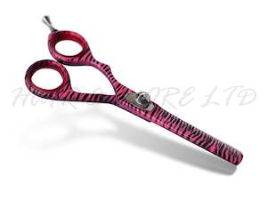 Clearance 40 Off: Lefty Thinning Scissors - Pink Zebra