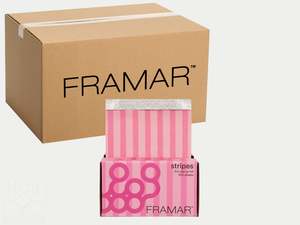 Products: Framar Pink Stripes Pop Up Foil (500ct) 127 x 280mm (5x11) (12pc CARTON)