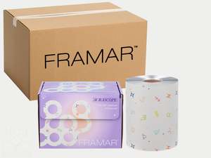 Products: Framar Aurascope Embossed Roll Foil 97.5m (320ft) - Limited Edition (12pc CARTON)