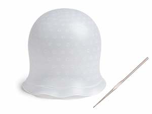 Silicone Highlighting/Tipping Cap w/needle