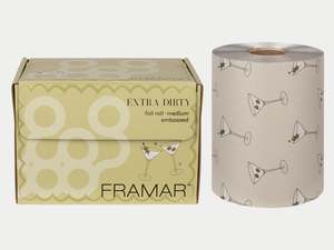 Products: Framar Extra Dirty Embossed Roll Foil 97.5m (320ft)