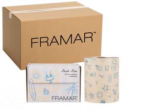 Products: Framar Beach Bum Embossed Roll Foil 97.5m (320ft) - (12pc CARTON)