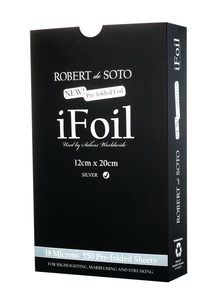 Products: Robert de Soto iFoil 18 Micron Prefolded Silver Foil 12 X 20CM 550PC