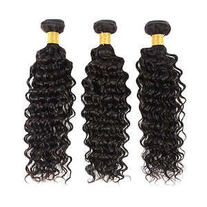 Glam Elegance Deep Wave A grade 3Bundles Remy Human Hair Extension