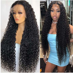 Hair: GlamE 13×4 Deepcurl Lacefront Wig A-grade