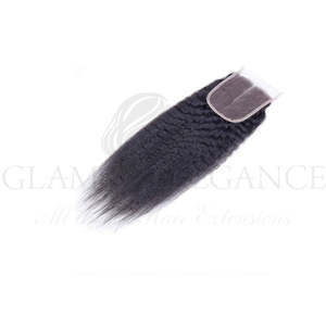Hair: GlamE Premium A Kinky straight closure