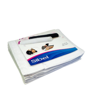 Grooming: Barber Shave Towel - White (12) 28 x 45cm