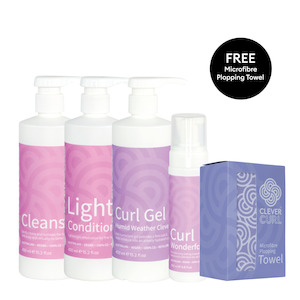 Clever Curl Light Quad Bundle For Fine Hair or Wavy Hair