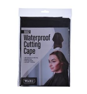 Colouring Accessories: Wahl Waterproof Cutting Cape Black