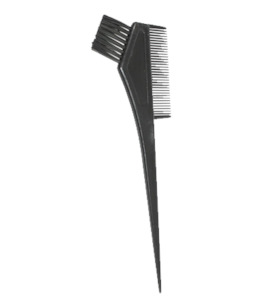 Tint Brush With Comb - Black