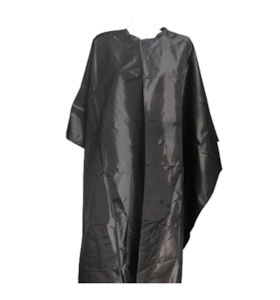 Colouring Accessories: Black Cutting Cape Waterproof with Velcro - AP20025 *
