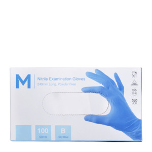 Colouring Accessories: Nitrile Gloves Powder Free - Medium 100pk