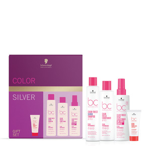 Shampoo Conditioner: Schwarzkopf BC Color Freeze Silver Quad Gift Pack