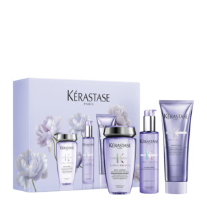 Shampoo Conditioner: Kerastase Blonde Absolu Lumiere Trio Gift Pack