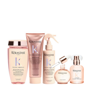 Shampoo Conditioner: Kerastase Gloss Absolu Complete Bundle for Fine Hair
