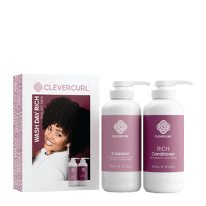 Shampoo Conditioner: Clever Curl Wash Day Rich Duo
