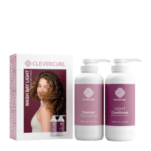 Shampoo Conditioner: Clever Curl Wash Day Light Duo